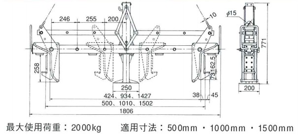 EVGA鹰牌混凝土吊具尺寸参数图