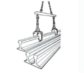 RCAL鹰牌钢轨起重钢板钳示意图