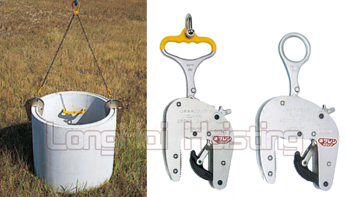 水泥检查井吊装用哪款钢板起重钳？